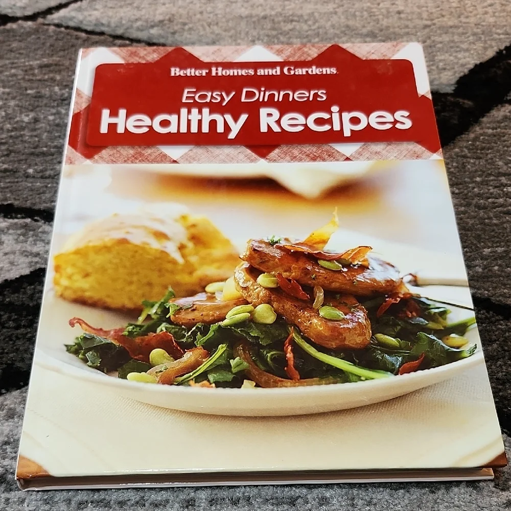 1ST EDITION BETTER HOMES & GARDENS EASY DINNER HEALTHY RECIPES 2009 HARDCOVER